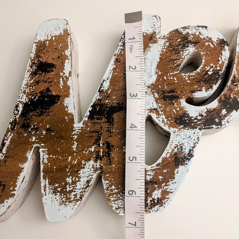 Rustic Wooden Merry Sign - Picture 11 of 11